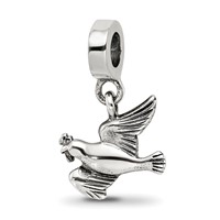 Sterling Silver Reflections Dove Dangle Bead view 1