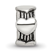 Sterling Silver Reflections Heart Bead view 3