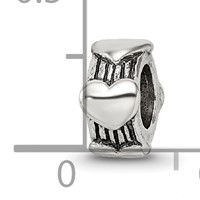Sterling Silver Reflections Heart Bead view 4