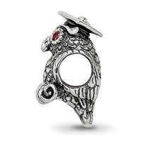 Sterling Silver Reflections Wise Owl Bead view 2