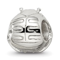 Sterling Silver Reflections Enameled Ladybug W Preciosa Crystal Bead view 5