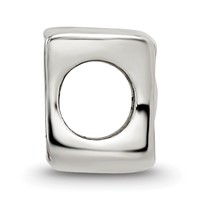 Sterling Silver Reflections Enameled Italy Flag Bead view 2