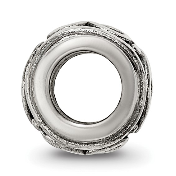 Sterling Silver Reflections Heart Bead