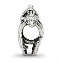 Sterling Silver Reflections Race Horse Bead view 2