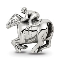Sterling Silver Reflections Race Horse Bead view 5