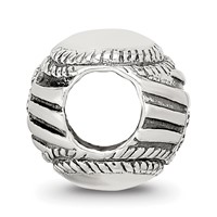 Sterling Silver Reflections Usa Flag Baseball Bead view 2