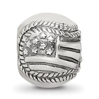 Sterling Silver Reflections Usa Flag Baseball Bead view 3
