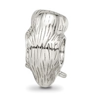 Sterling Silver Reflections Brown Enameled Wise Owl Bead view 5