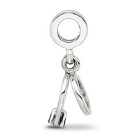 Sterling Silver Reflections CZ Bridal Rings Dangle Bead view 2