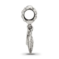 Sterling Silver Reflections Heart & Key Dangle Bead view 2