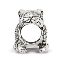 Sterling Silver Reflections Marcasite Rabbit Bead view 2