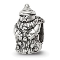 Sterling Silver Reflections Snowman Bead view 1
