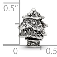 Sterling Silver Reflections Christmas Tree Bead view 4