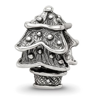 Sterling Silver Reflections Christmas Tree Bead