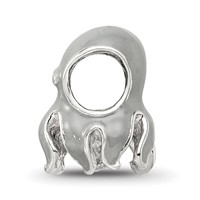 Sterling Silver Reflections Enameled Octopus Bead view 2