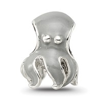 Sterling Silver Reflections Enameled Octopus Bead view 3