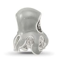 Sterling Silver Reflections Enameled Octopus Bead view 5