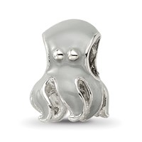 Sterling Silver Reflections Enameled Octopus Bead view 1