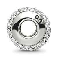 Sterling Silver Reflections White Full Preciosa Crystal Bead view 2