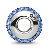 Sterling Silver Reflections Blue Full Preciosa Crystal Bead view 2