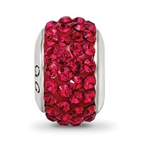 Sterling Silver Reflections Red Full Preciosa Crystal Bead view 4