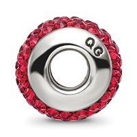 Sterling Silver Reflections Scarlet Full Preciosa Crystal Bead view 2
