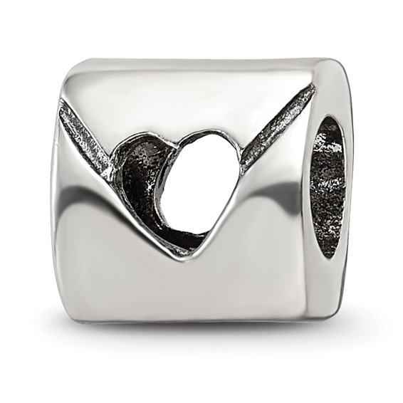 Sterling Silver Reflections Love Note Bead
