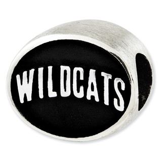 Sterling Silver Antiqued Villanova University Collegiate Bead