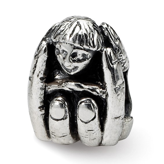 Sterling Silver Reflections Baby in Hands Bead