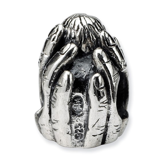 Sterling Silver Reflections Baby in Hands Bead