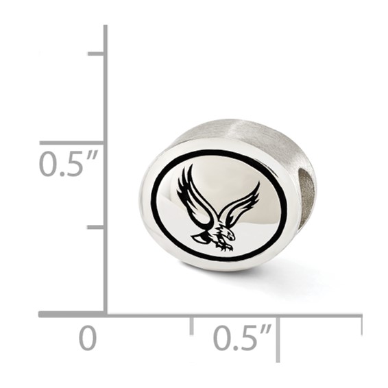 Sterling Silver Antiqued Boston College Collegiate Bead