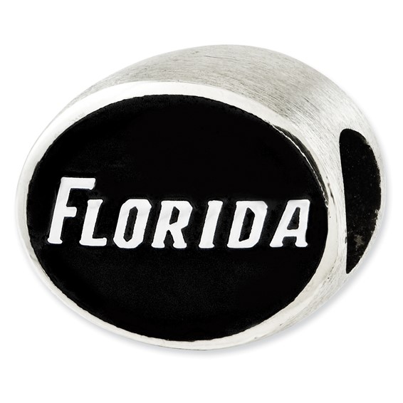 Sterling Silver Antiqued University of Florida Collegiate Bead