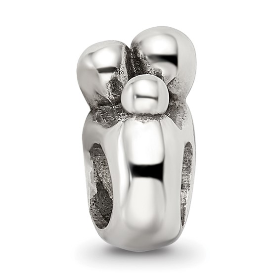 Sterling Silver Reflections Family of 3 Bead