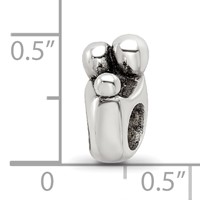 Sterling Silver Reflections Family of 3 Bead view 5