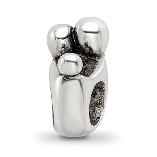 Sterling Silver Reflections Family of 3 Bead