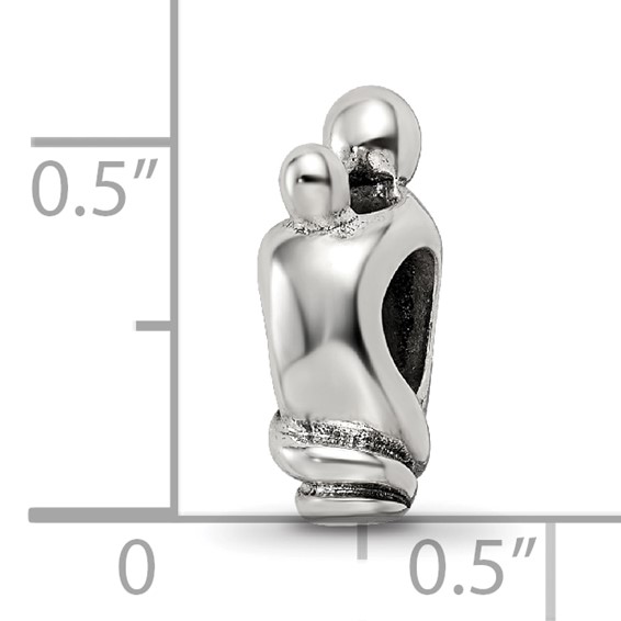 Sterling Silver Reflections Family of 2 Bead
