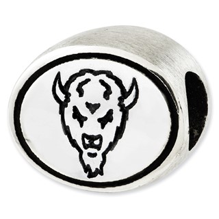 Sterling Silver Antiqued Marshall University Collegiate Bead