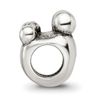 Sterling Silver Reflections Family of 5 Bead view 2