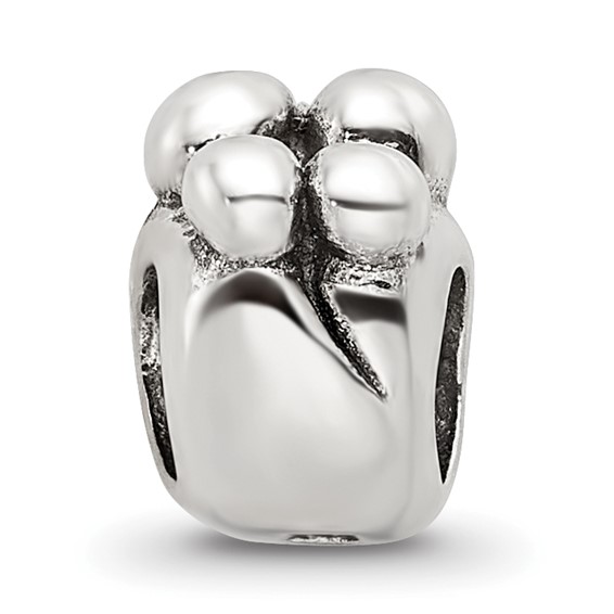 Sterling Silver Reflections Family of 4 Bead