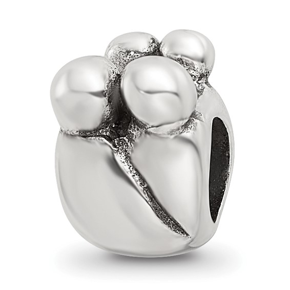 Sterling Silver Reflections Family of 4 Bead