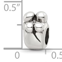 Sterling Silver Reflections Family of 4 Bead view 5