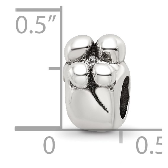 Sterling Silver Reflections Family of 4 Bead