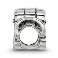 Sterling Silver Reflections Baby Carriage Bead view 2