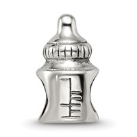 Sterling Silver Reflections Baby Bottle Bead view 3