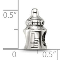 Sterling Silver Reflections Baby Bottle Bead view 5
