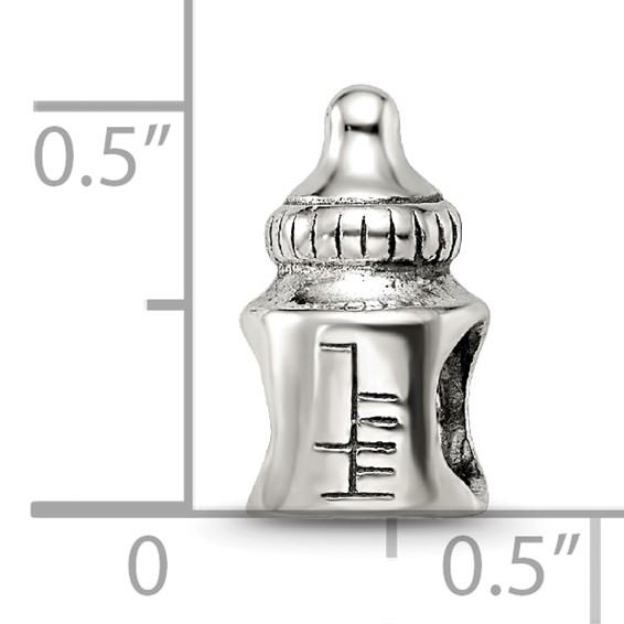 Sterling Silver Reflections Baby Bottle Bead