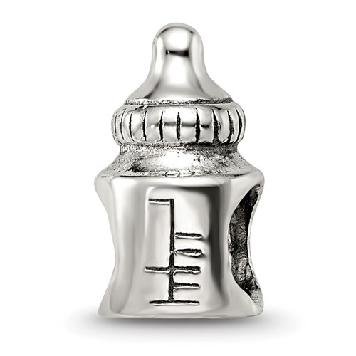 Sterling Silver Reflections Baby Bottle Bead