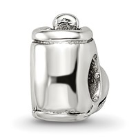 Sterling Silver Reflections Baby Shoe Bead view 5