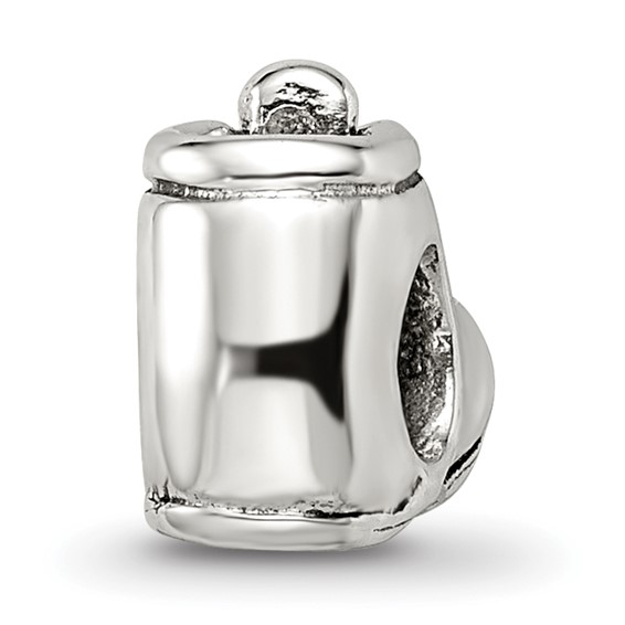 Sterling Silver Reflections Baby Shoe Bead