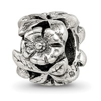 Sterling Silver Reflections Floral Bead view 1